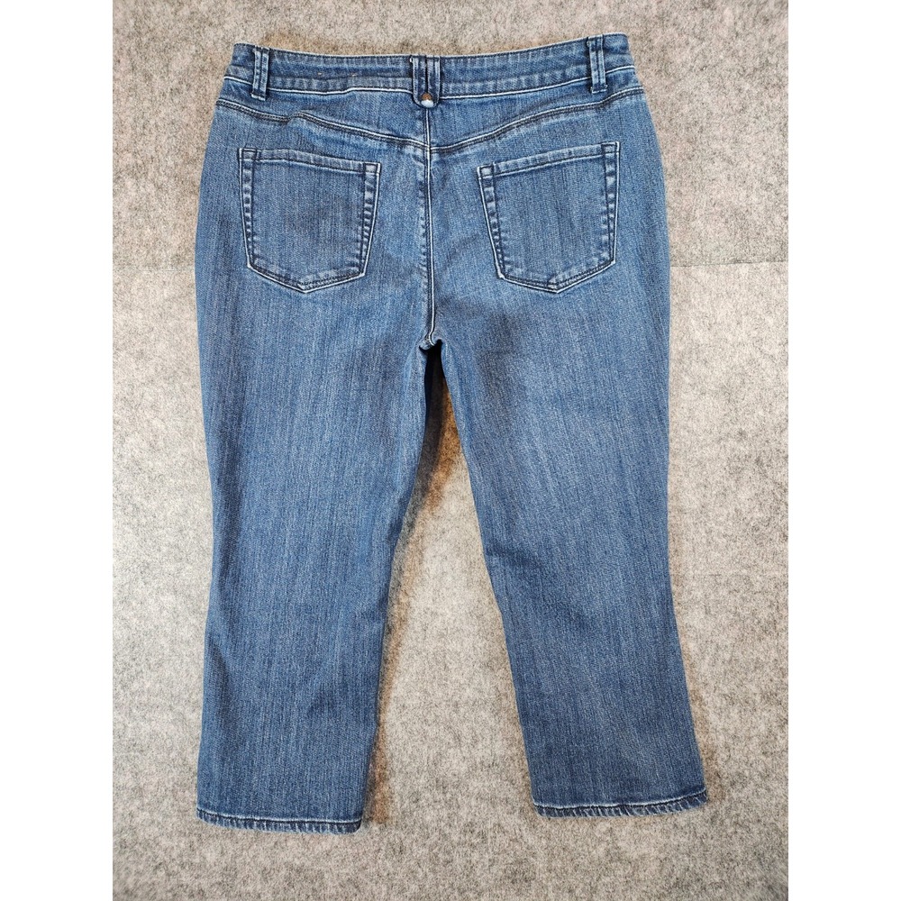 Coldwater Creek Brand Jeans Womens P10 (Measures 31x20) Medium Wash Cotton Blend - Picture 7 of 11